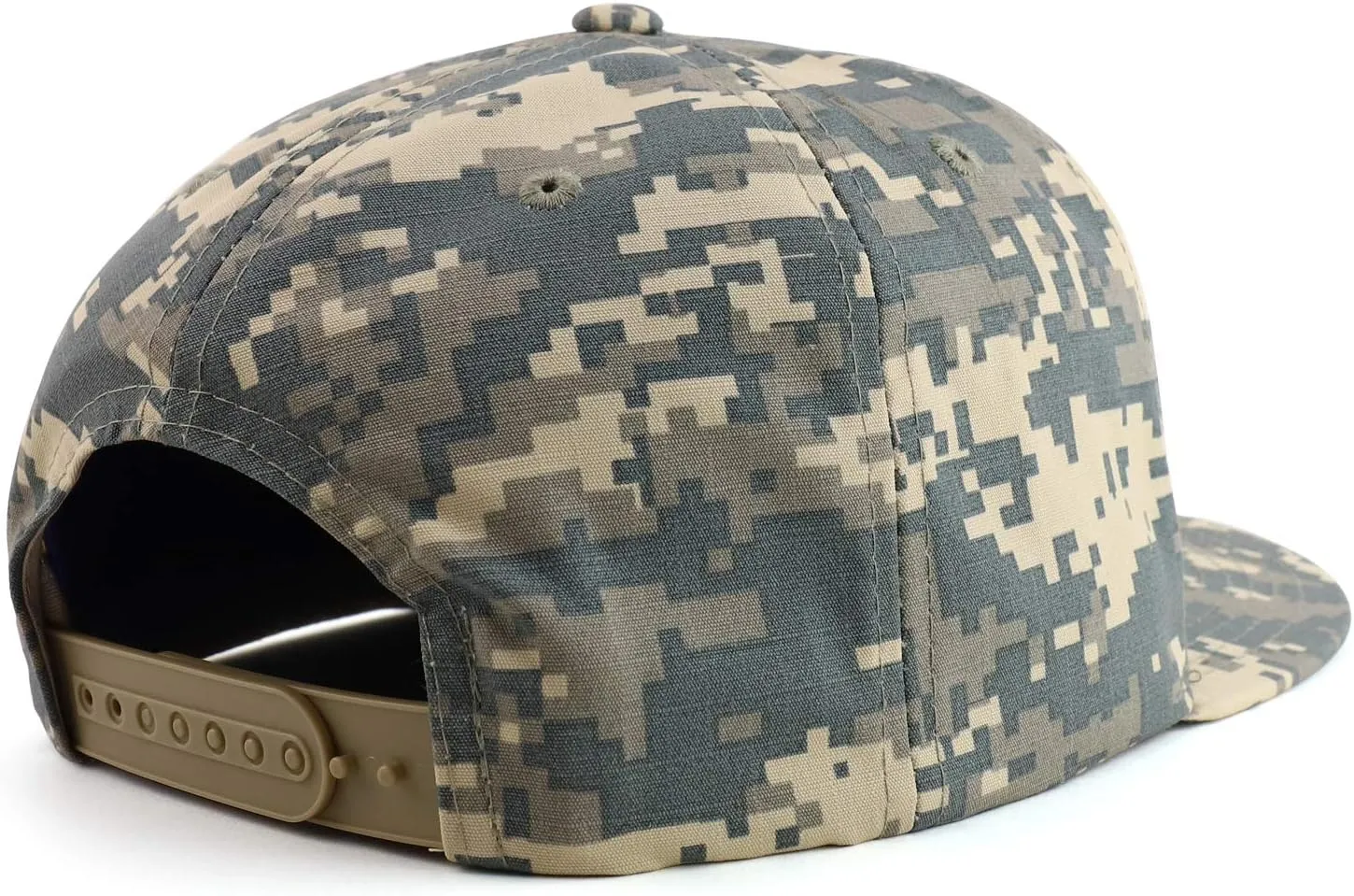 Cotton Ripstop Flatbill High Profile Snapback Baseball Cap