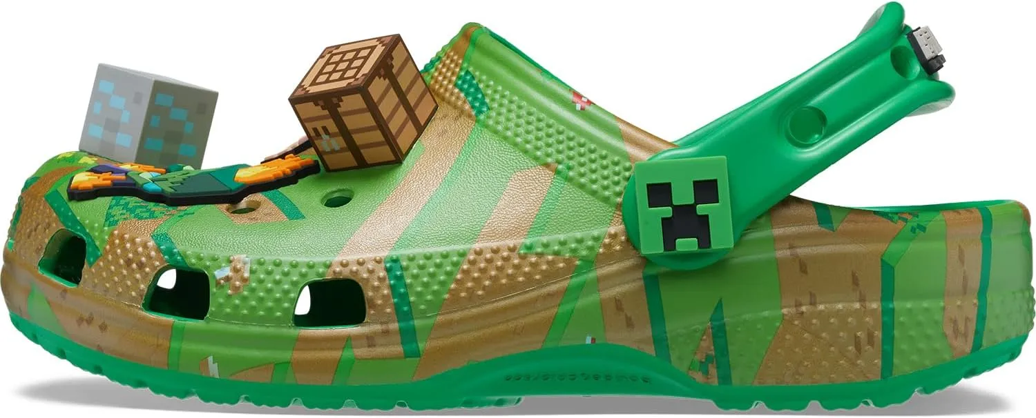 Crocs Unisex-Child Classic Minecraft Clogs