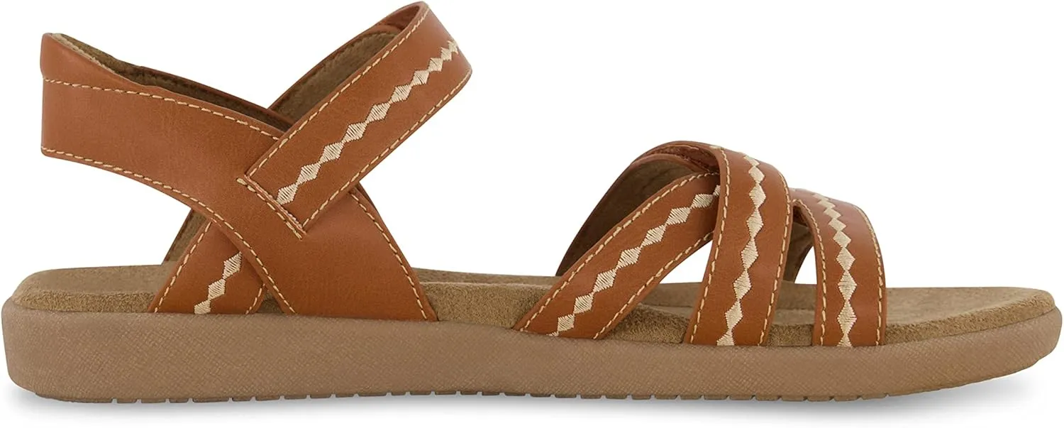 CUSHIONAIRE Women's Bartel Comfort Footbed Sandal with  Comfort