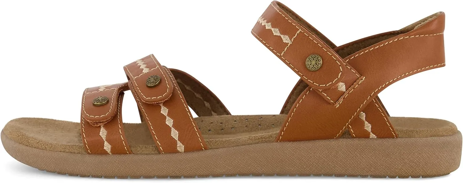 CUSHIONAIRE Women's Bartel Comfort Footbed Sandal with  Comfort