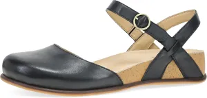 Dansko Christine Women's Cushioned Low Profile Wedge Mary Jane - Closed-Toe Sandal with Hook and Loop Adjustable Strap, Lightweight Comfort, Arch Support