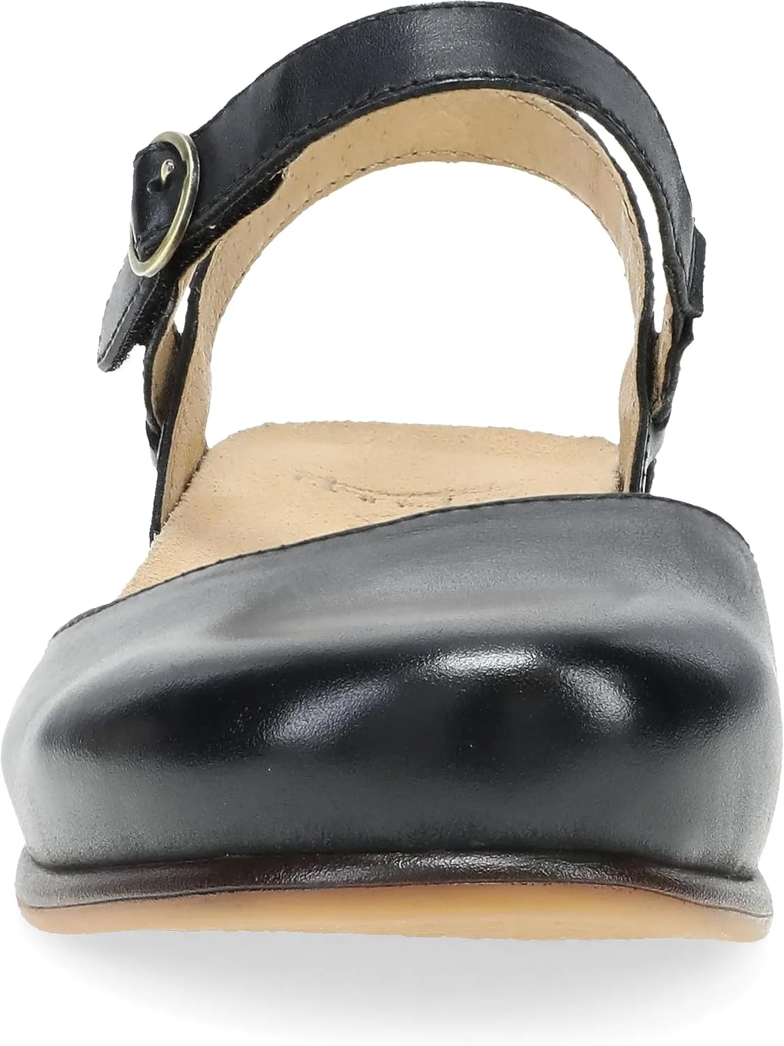 Dansko Christine Women's Cushioned Low Profile Wedge Mary Jane - Closed-Toe Sandal with Hook and Loop Adjustable Strap, Lightweight Comfort, Arch Support
