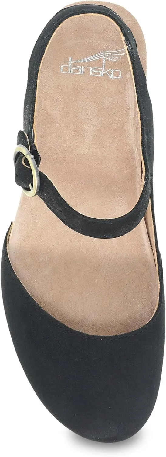 Dansko Taytum Closed-Toe Assymetrical Sandal for Women - Quality Leathers Treated with Scotchgard for Stain Resistance - Cushioned, Contoured Footbed for All-Day Comfort
