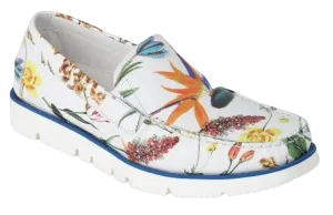 DI CHENZO Men's 4152 Kyoto White Leather Loafer
