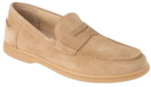 DI CHENZO Men's 5051 Beige Leather Loafer