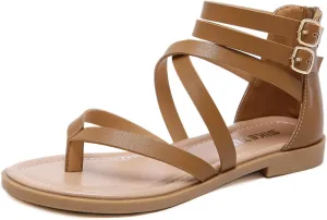 DKCHENH Ethnic Style Women's Summer Casual Vintage Sandals Flat Shoes Outdoor Shoes