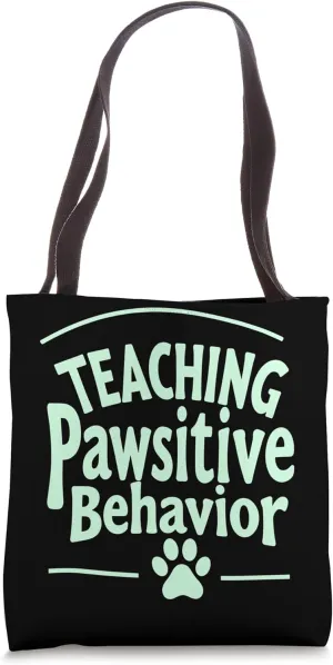 Dog Trainer Canine Behavior Expert and Obedience Training Tote Bag