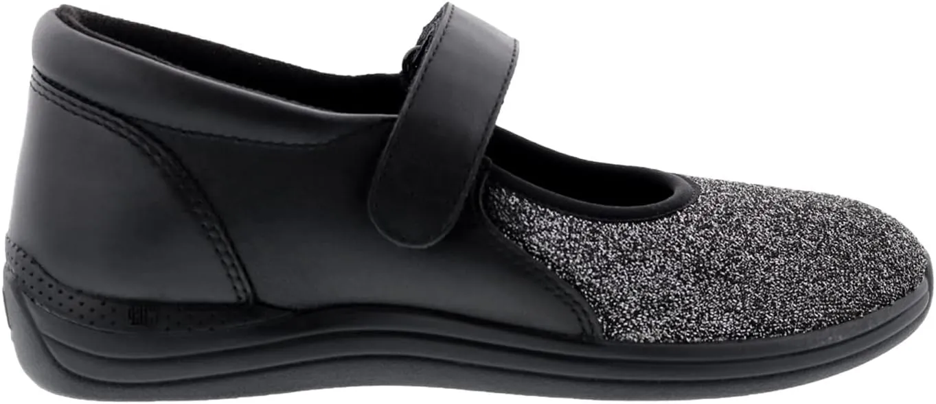 Drew Women's Magnolia Comfortable Slip-Resistant Mary Jane Adjustable Strap Flat with Arch Support