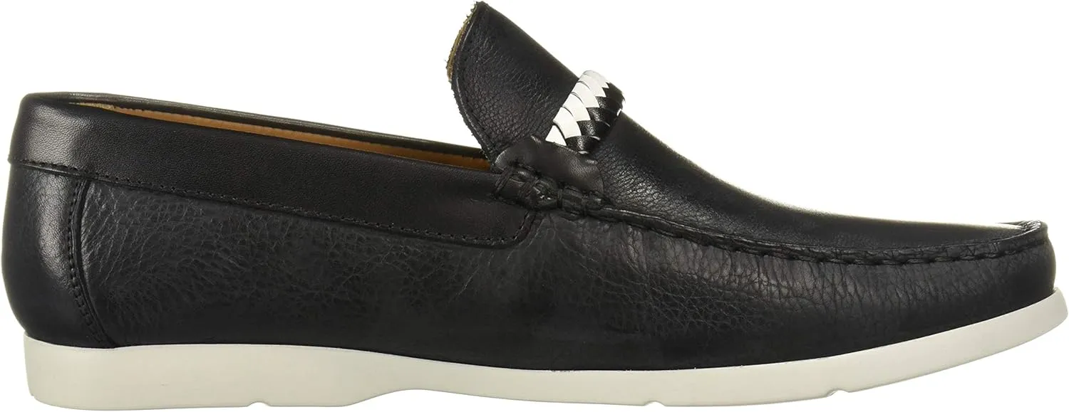 Driver Club USA Men's Leather Eva Lightweight Technology Slip on Braid Detail Loafer