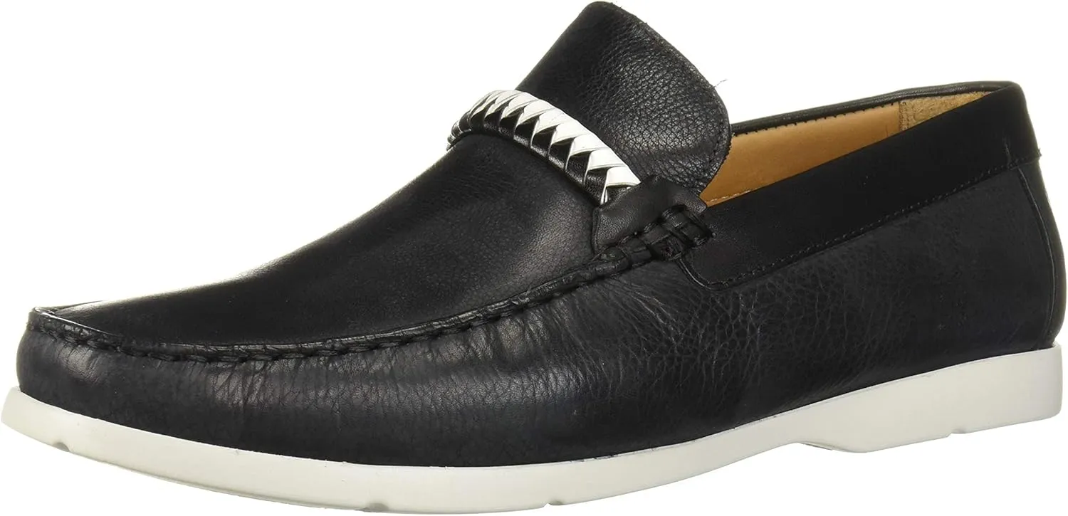 Driver Club USA Men's Leather Eva Lightweight Technology Slip on Braid Detail Loafer