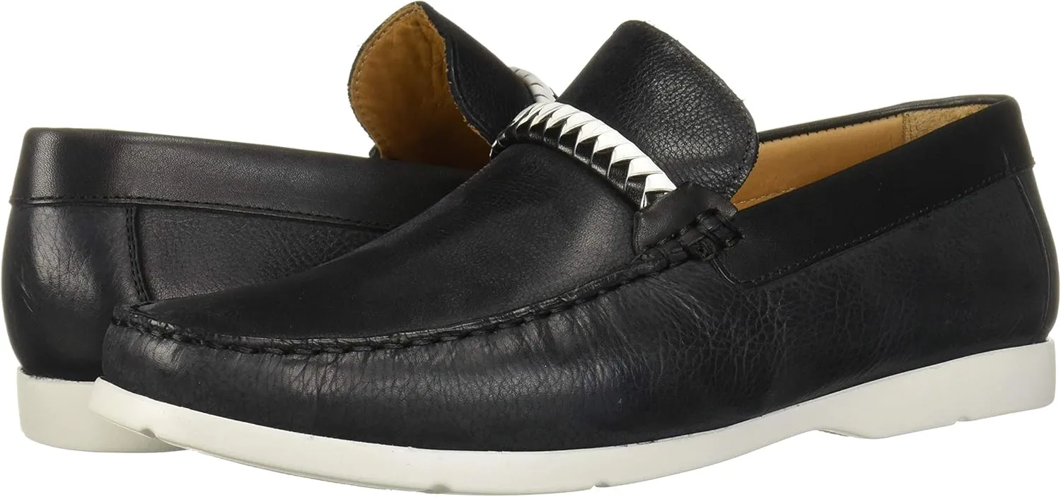 Driver Club USA Men's Leather Eva Lightweight Technology Slip on Braid Detail Loafer