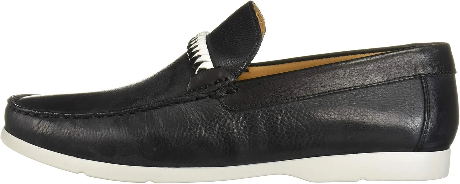 Driver Club USA Men's Leather Eva Lightweight Technology Slip on Braid Detail Loafer