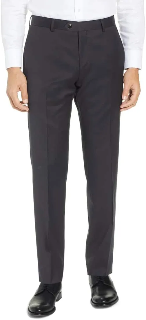 DTI Men's Classic Fit 2 Button Classic Fit Business Suit Two Piece Blazer Pant