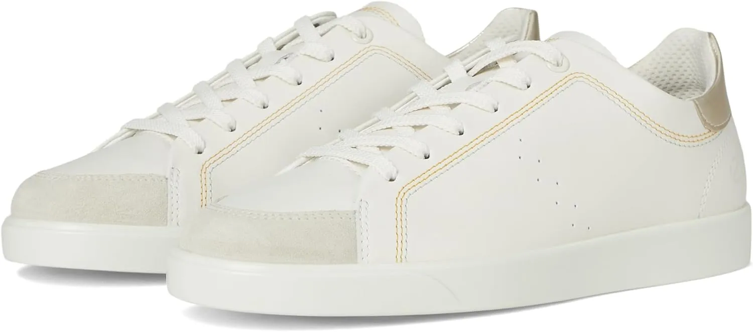 ECCO Women's Street Lite Leather Lace Up Sneaker