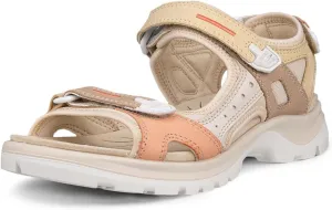 ECCO Women's Yucatan Sport Sandal, Multicolor Straw Nubuck, 11-11.5