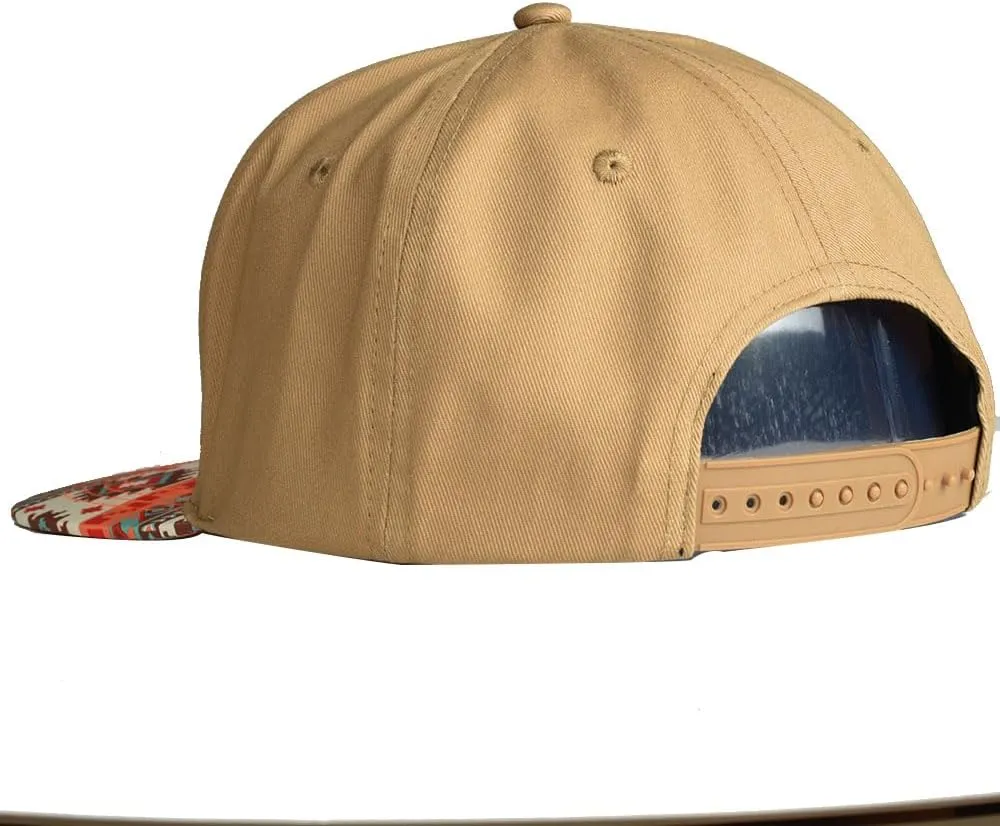 EDTREK Performance Outdoorsman Snapback Truck Hat with Flat Brim - Unique Animal Embroidery