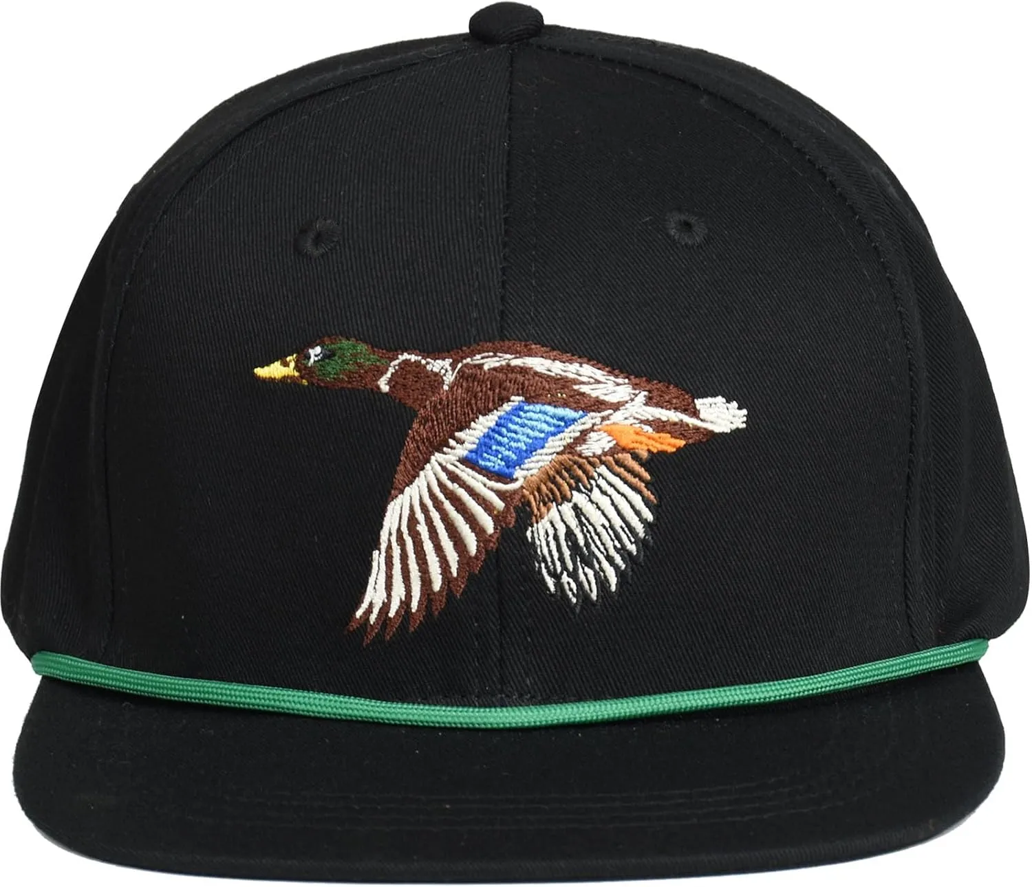 EDTREK Performance Outdoorsman Snapback Truck Hat with Flat Brim - Unique Animal Embroidery