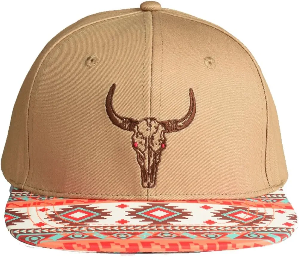 EDTREK Performance Outdoorsman Snapback Truck Hat with Flat Brim - Unique Animal Embroidery