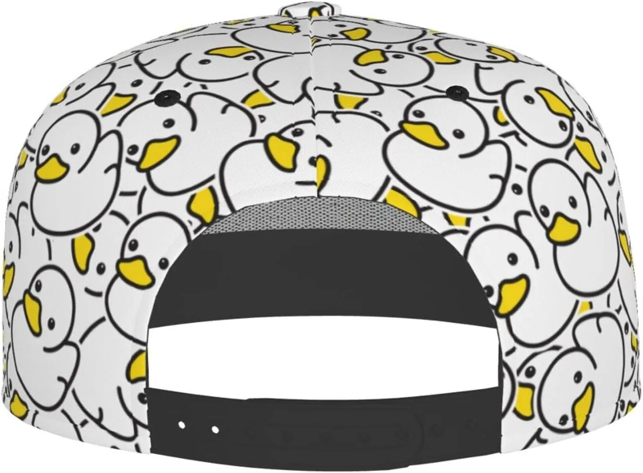 Fashion Snapback Hat for Men Women,Hip Hop Style Funny Flat Bill Hats Adjustable Baseball Cap Trucker Hat