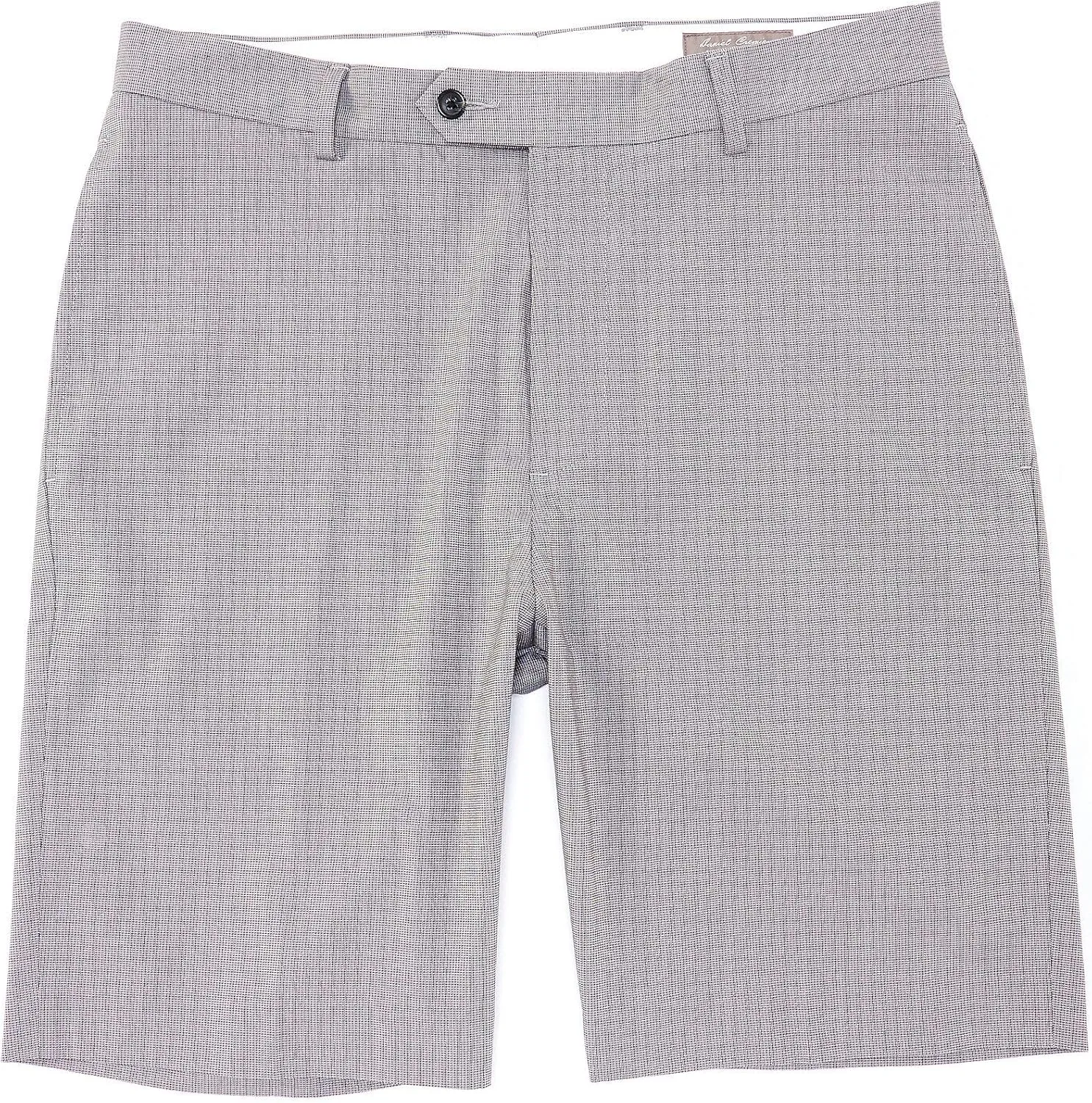 Flat-Front Micro Pattern 9" Inseam Shorts S95HT402