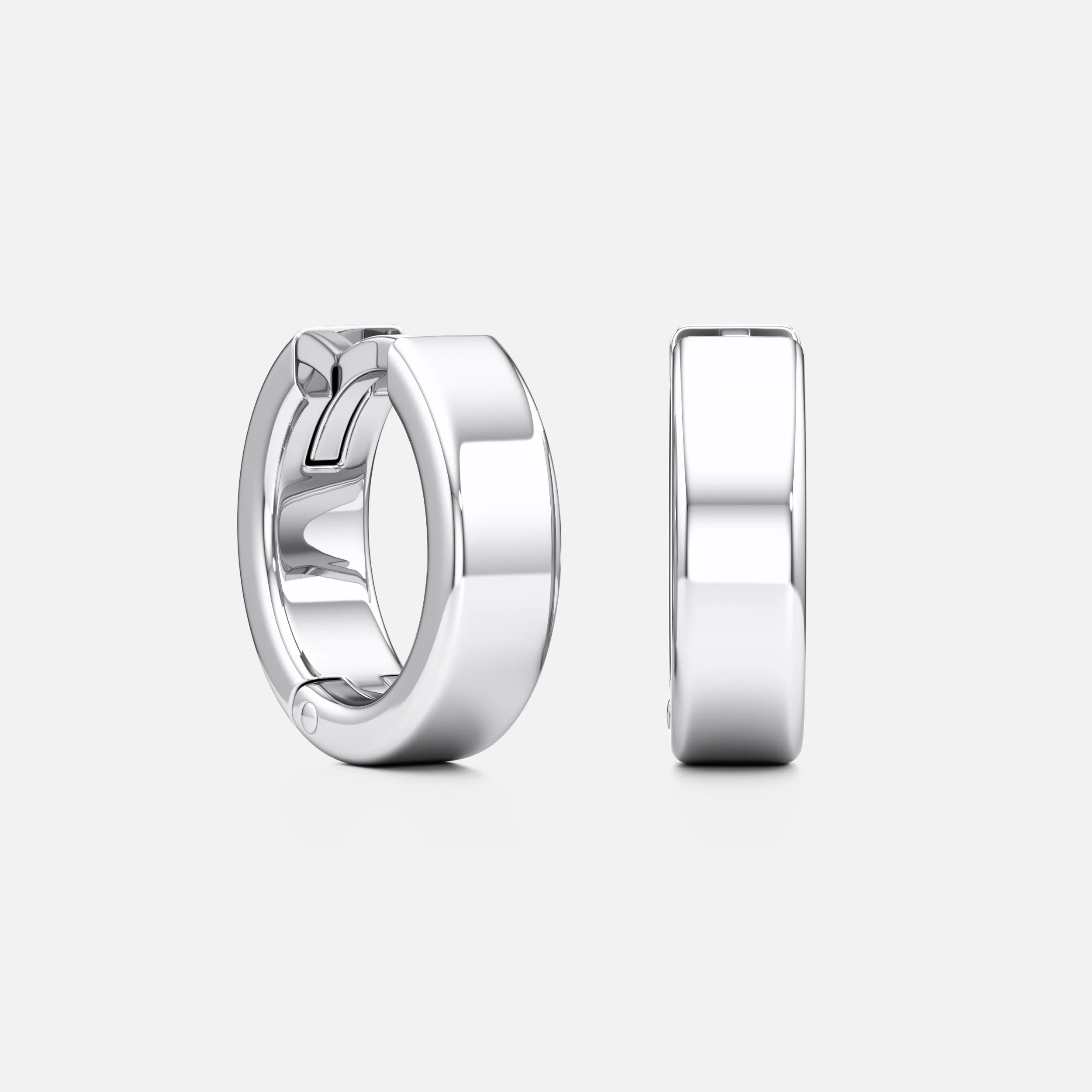 Flat Small Hoops
