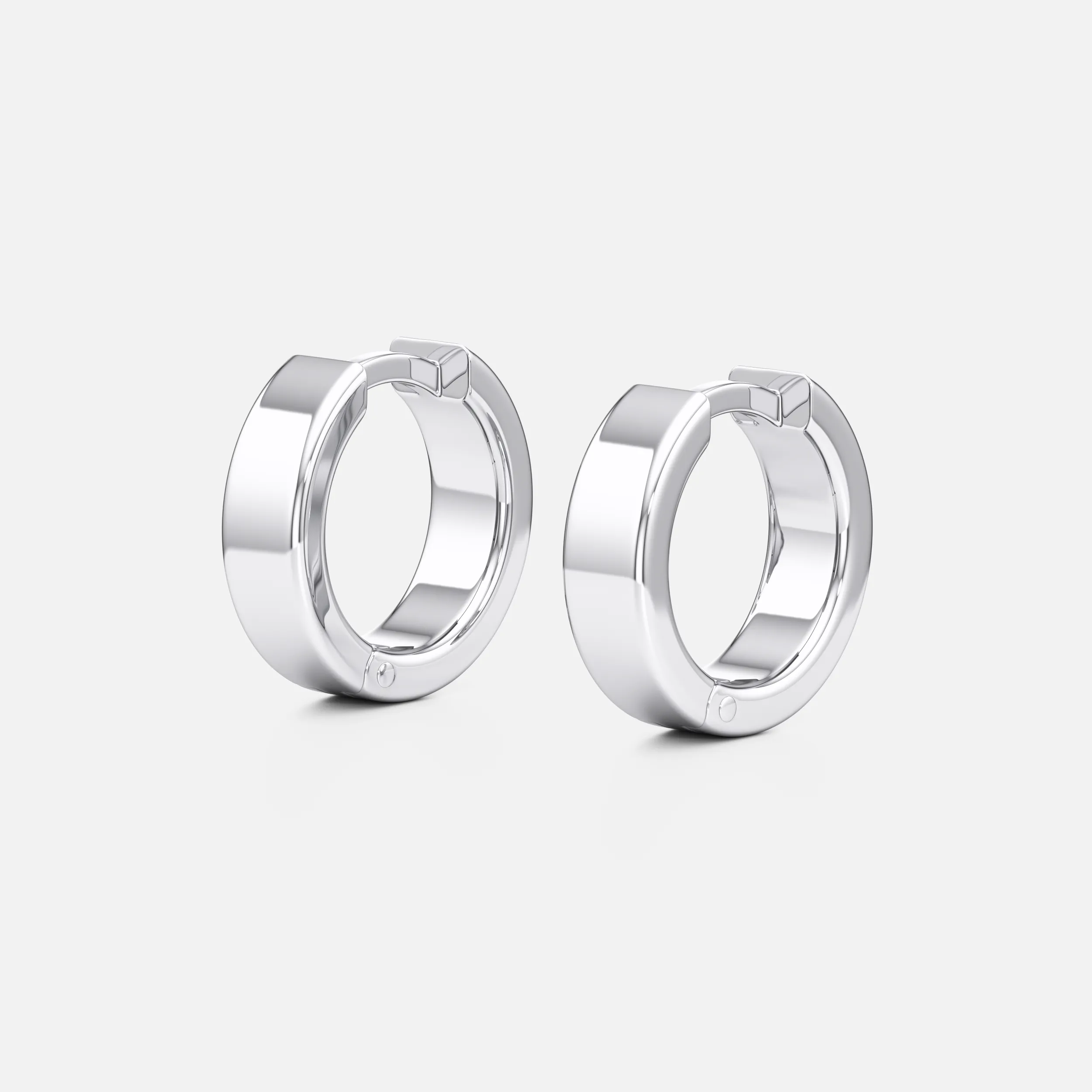 Flat Small Hoops