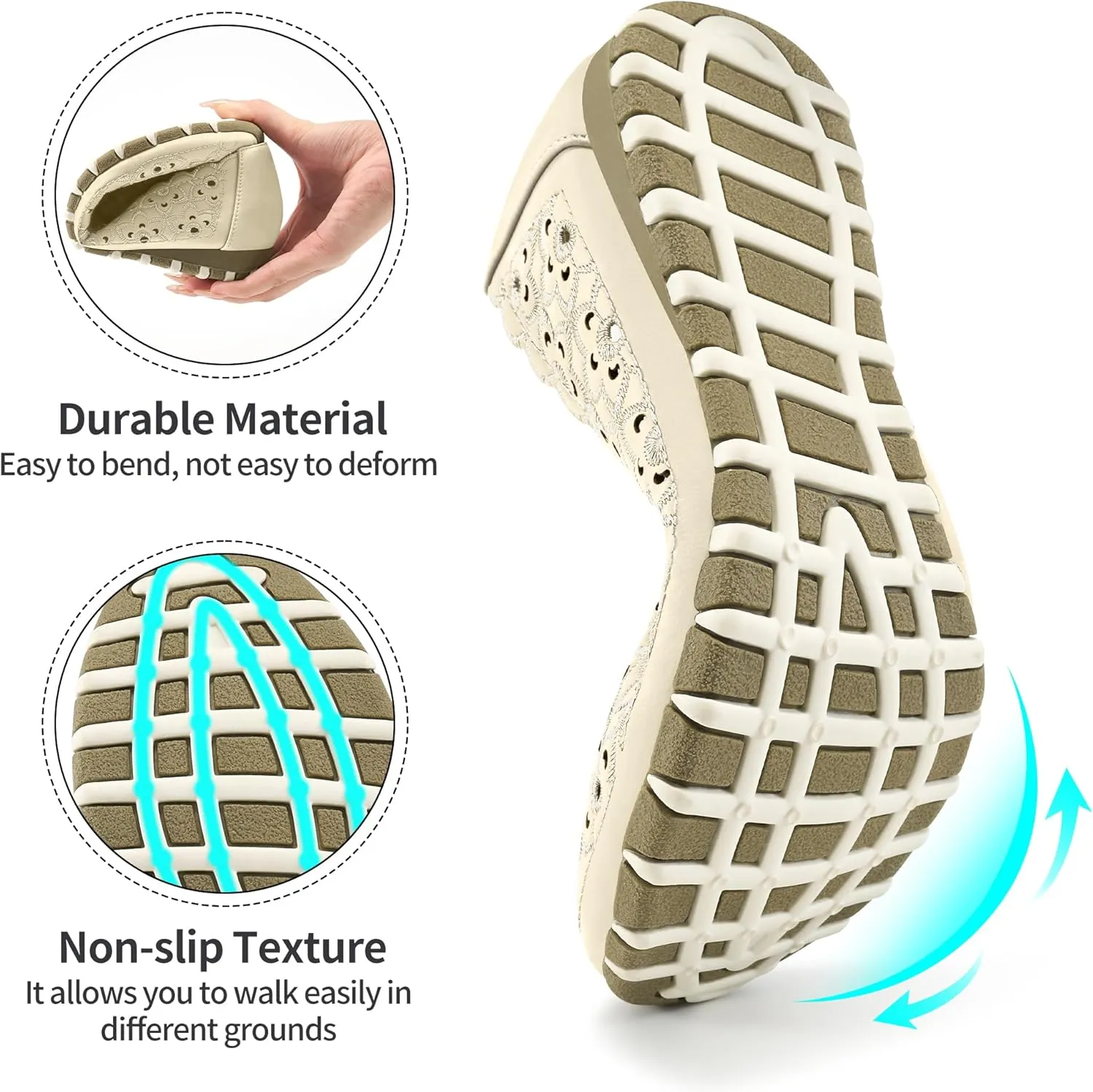Flats for Women Ballet Shoes: Comfortable Closed Toe Dressy Shoes for Womens Slip on Ballet Flats