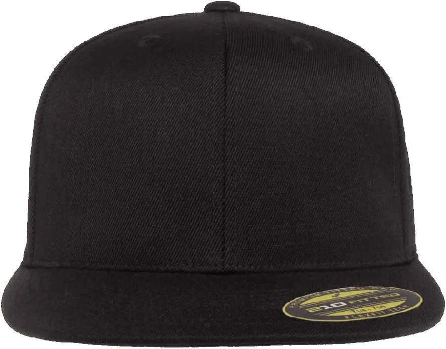 Flexfit 210 Premium Fitted Wool Blend Fabric Pro Baseball On-Field Style Cap | Bulk Pack Available