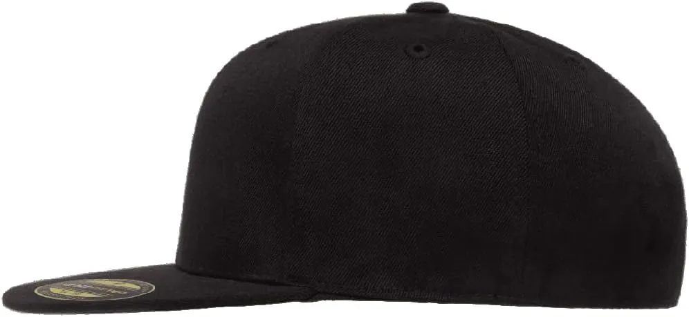 Flexfit 210 Premium Fitted Wool Blend Fabric Pro Baseball On-Field Style Cap | Bulk Pack Available