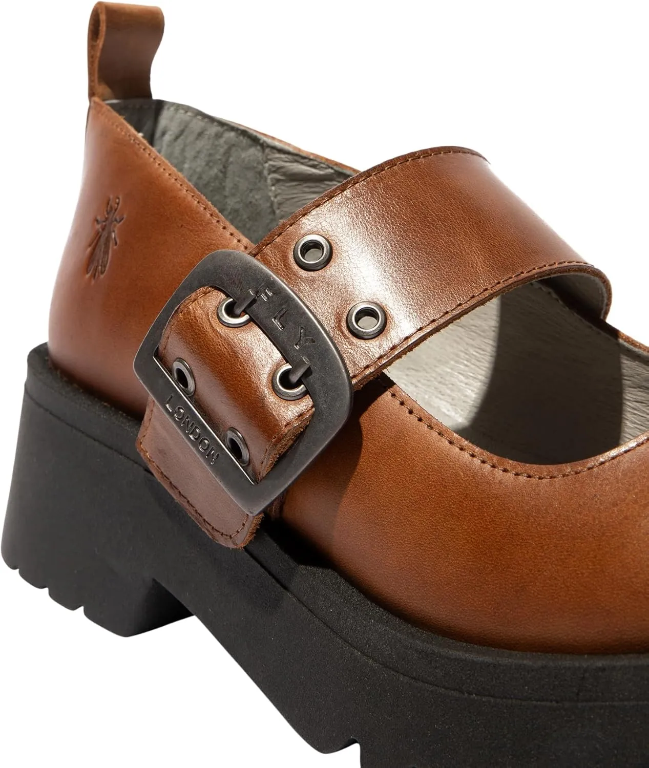FLY London Women's Modern Mary Jane Flat