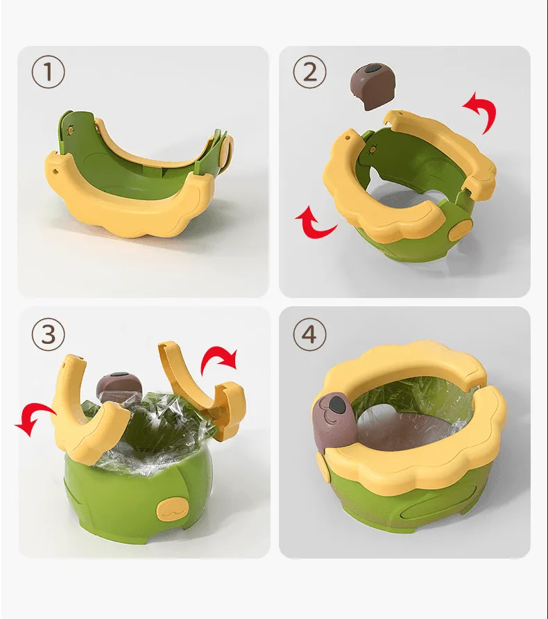 Foldable Potty Trainer - Portable Kids Toilet Solution