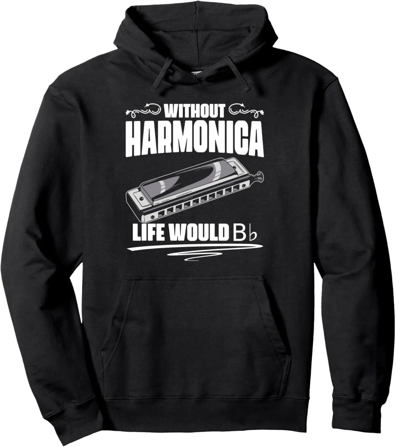 French Harp Pullover Hoodie