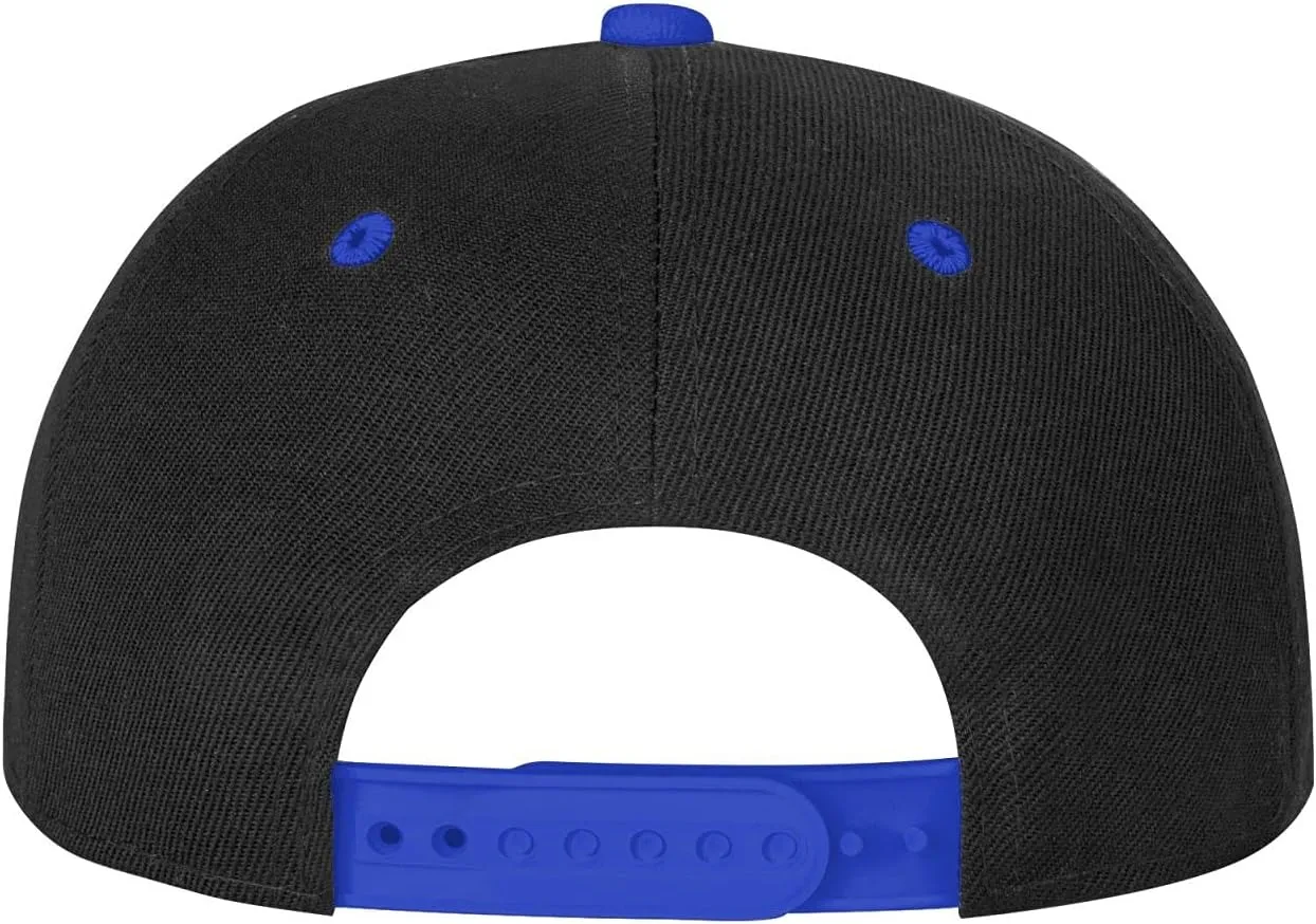 Frying Pan with Eggs Snapback Hats for Men Women Hat Baseball Cap Flat Bill Visor White Hat