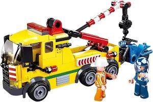 General Jim's Large Tow Truck Modular Building Blocks Set Building Bricks Model or for Teens and Adults