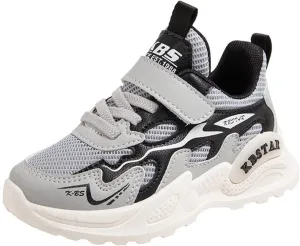 Girls Glitter Sneakers Lightweight Kids Tennis Shoes with Hook and Loop for Toddler/Little Kid/Big Kid