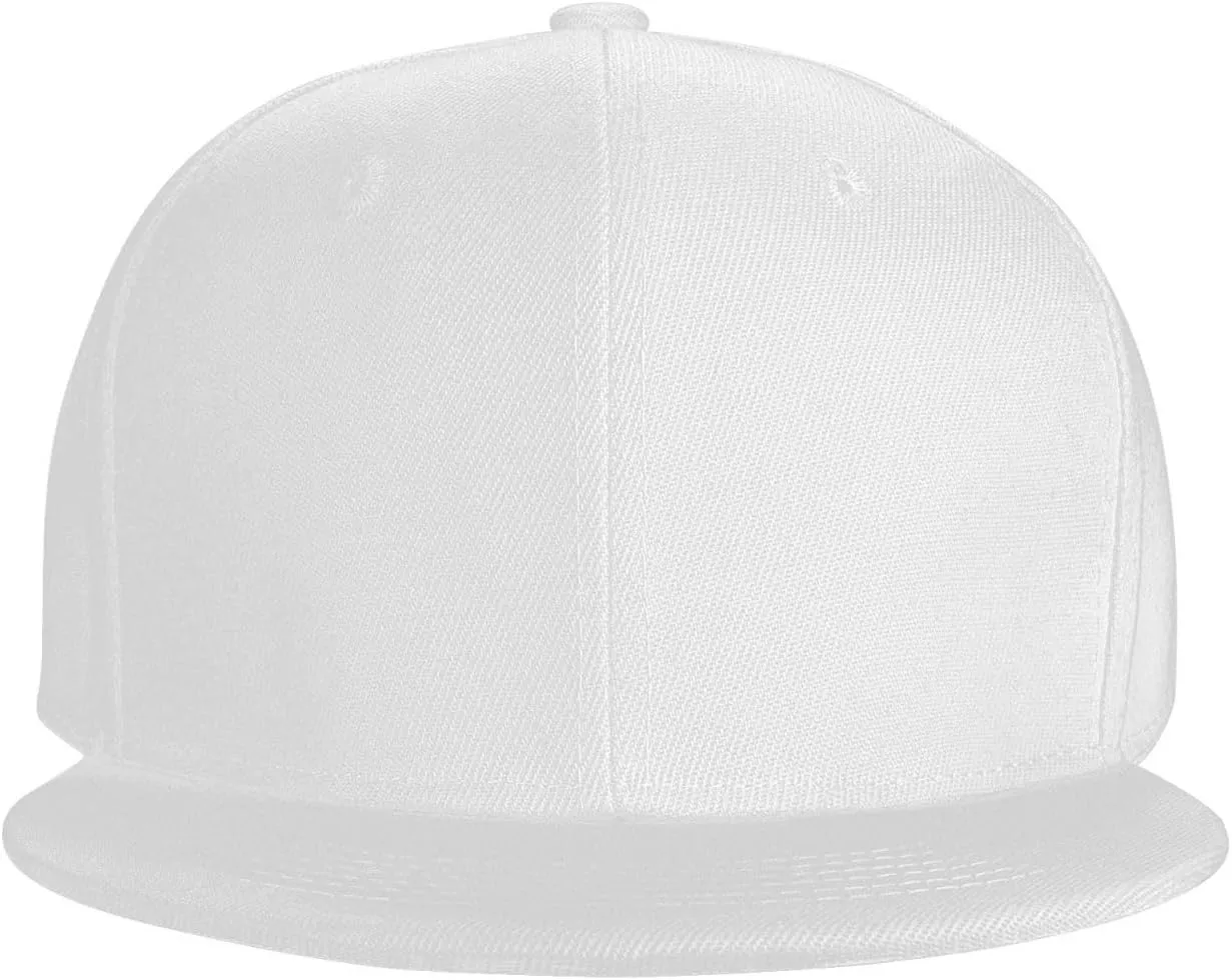 Girls Kick Ass Flat Brim Baseball Cap,Classic Snapback Hats Adjustable Trucker Hat for Men & Women,Black