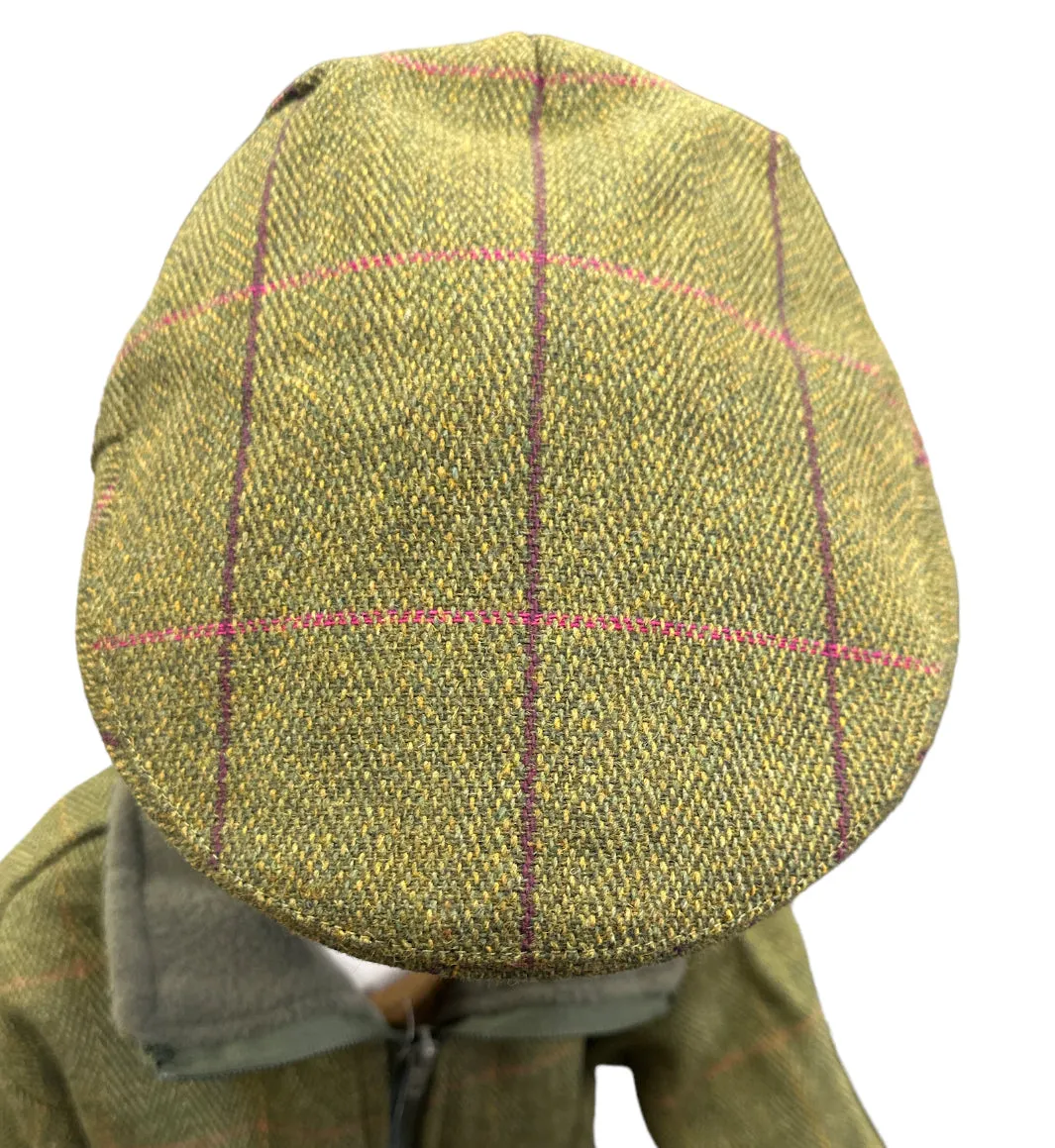 Girls' Tweed Country / Shooting Style Peaked Flat Cap