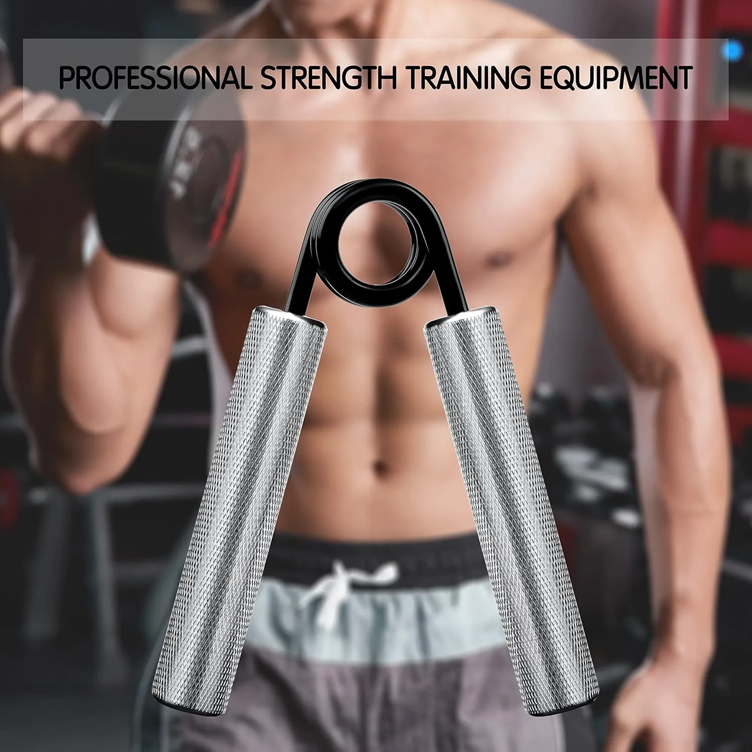 Grip Strength Trainer,50LBS-300LBS Metal Hand Grip,No Slip Heavy-Duty Hand Grip Strengthener,Wrist & Forearm Hand Exerciser