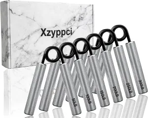 Grip Strength Trainer,50LBS-300LBS Metal Hand Grip,No Slip Heavy-Duty Hand Grip Strengthener,Wrist & Forearm Hand Exerciser