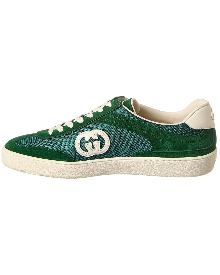 Gucci Mesh & Suede Sneaker