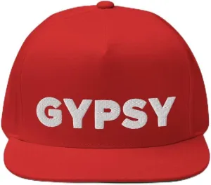 Gypsy Hat (Embroidered Flat Bill Snapback Cap)