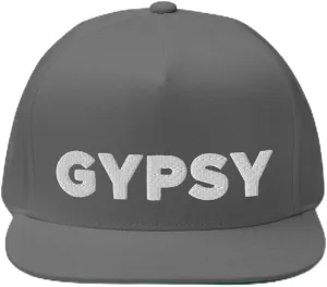 Gypsy Hat (Embroidered Flat Bill Snapback Cap)