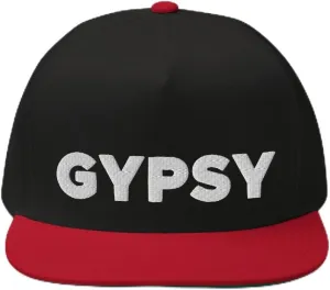 Gypsy Hat (Embroidered Flat Bill Snapback Cap)
