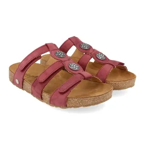 Haflinger Alice Slide Sandal (Women) - Burdeos