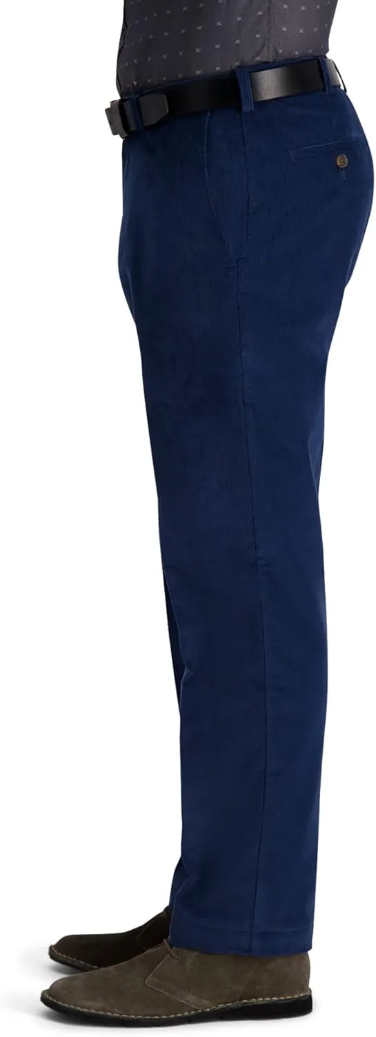 Haggar Mens Classic Fit Stretch Corduroy Pant