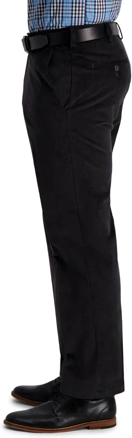 Haggar Mens Classic Fit Stretch Corduroy Pant