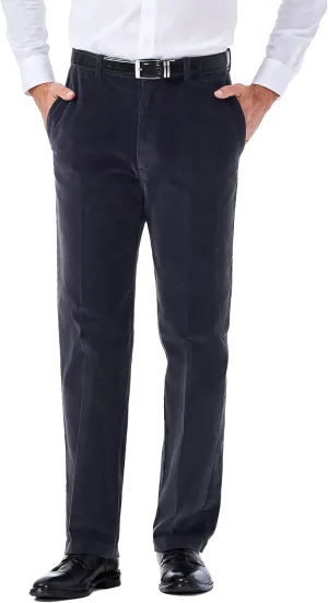 Haggar Mens Classic Fit Stretch Corduroy Pant