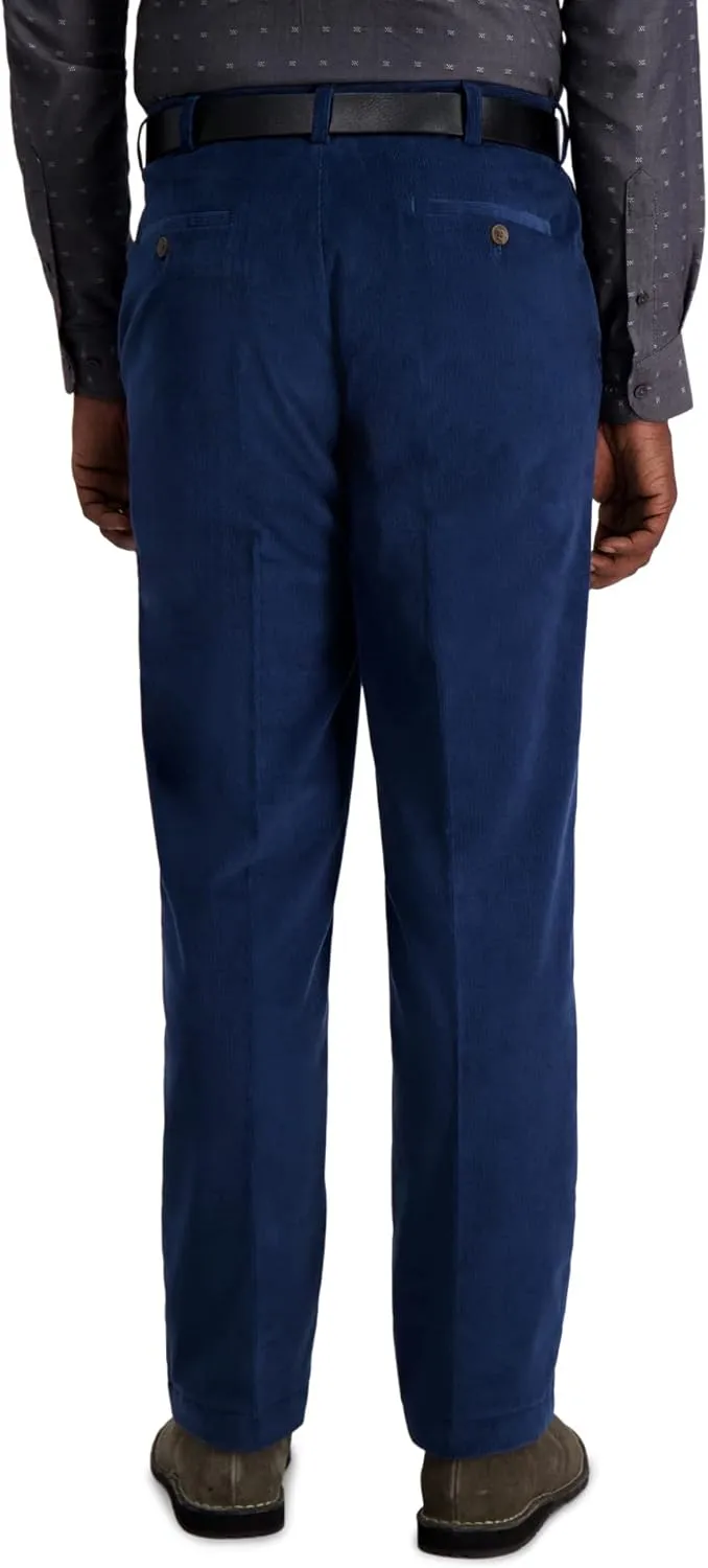 Haggar Mens Classic Fit Stretch Corduroy Pant