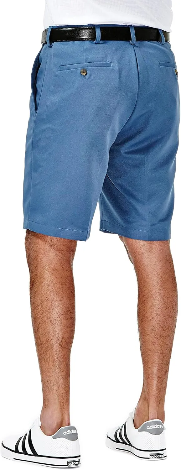 Haggar Men's Cool 18 Classic Fit Expandable Waist Short Regular and Big & Tall Sizes