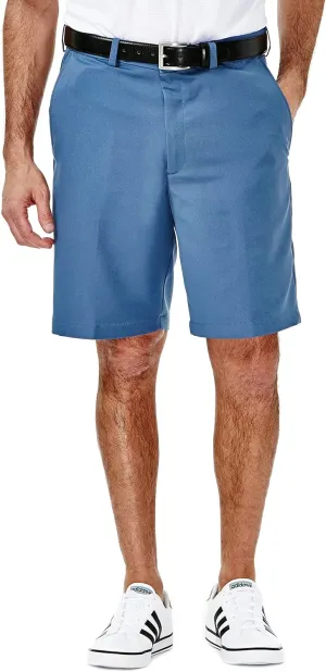 Haggar Men's Cool 18 Classic Fit Expandable Waist Short Regular and Big & Tall Sizes